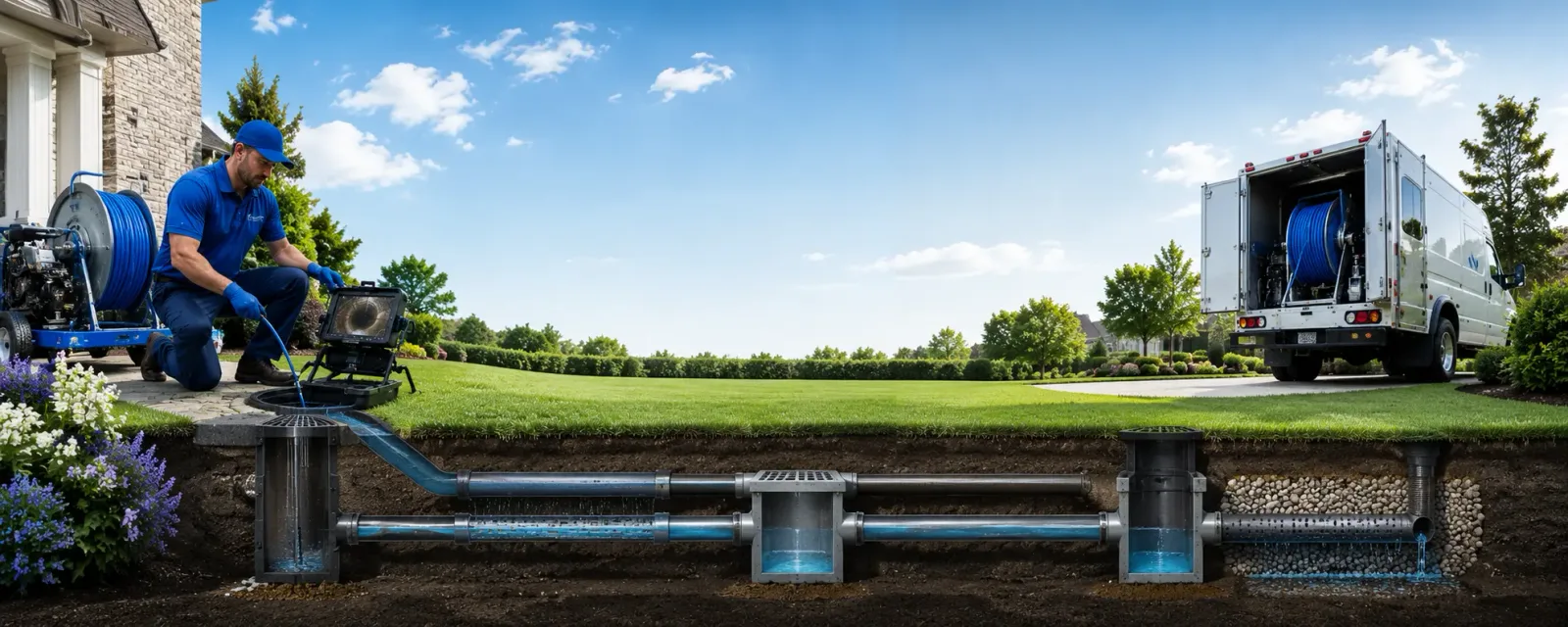 Outdoor drain cleaning information for Iberia, OH